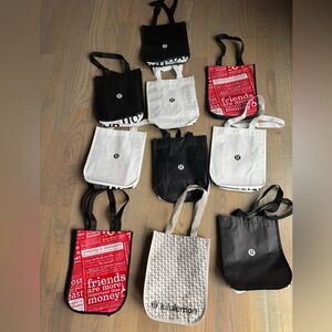 Lululemon Assorted 10 pieces reusable bags